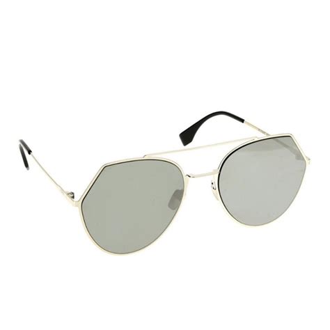 fendi aviator mirror sunglasses eyeline|fendi oversized 56mm sunglasses.